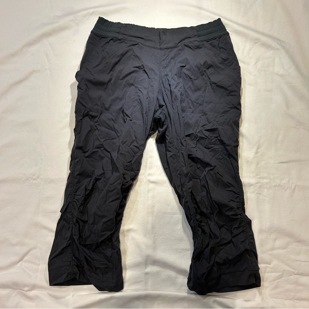 Women's Black Stretch Cropped Pants